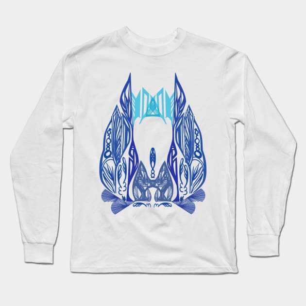 Sapphire City Long Sleeve T-Shirt by DecaDust